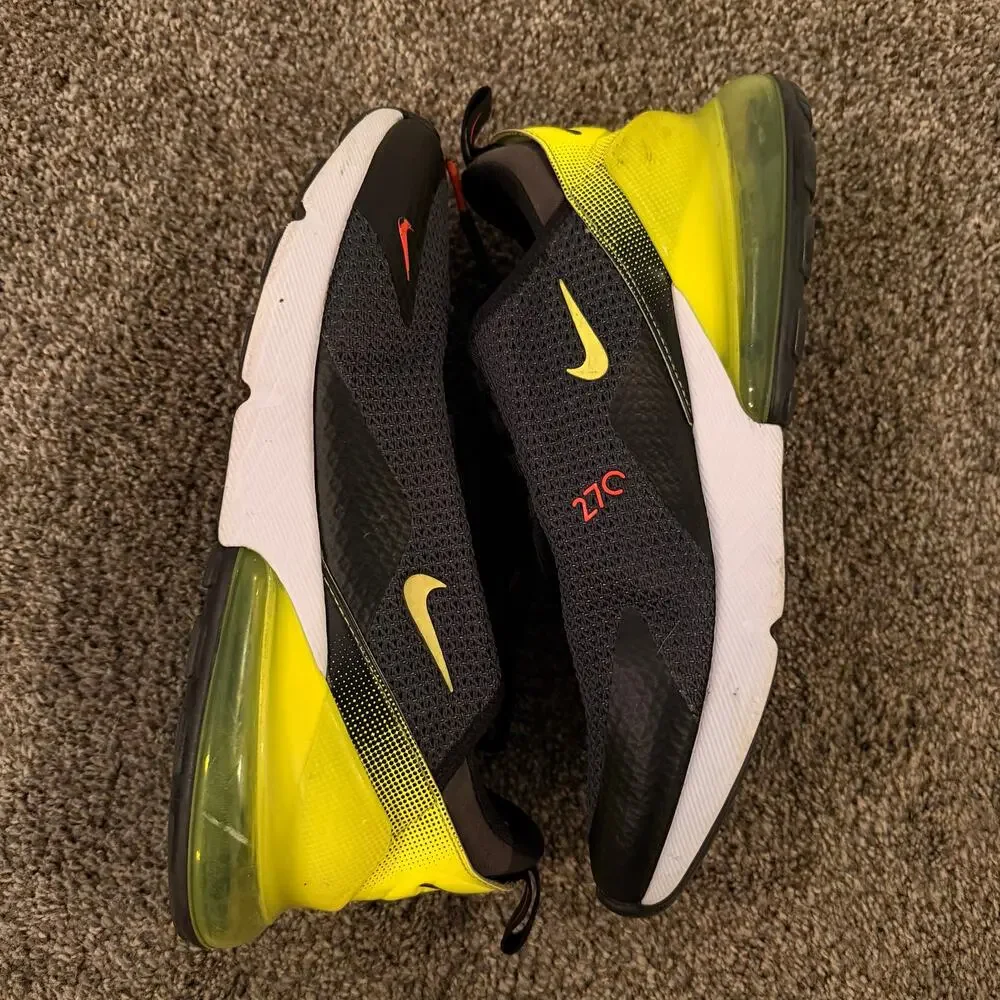 NIKE Men's Air Max 270 Neon Collection Shoes Size 10.5